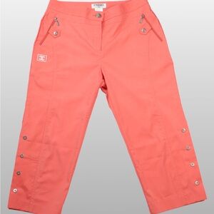 Chanel Sport Snap Button Cropped Pants